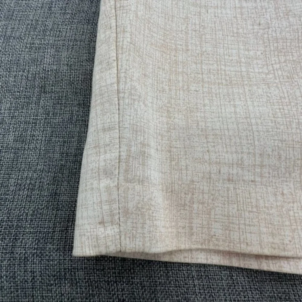 Katherine Barclay‎ Montreal Straight Skirt Cream Color Size 8 Cotton